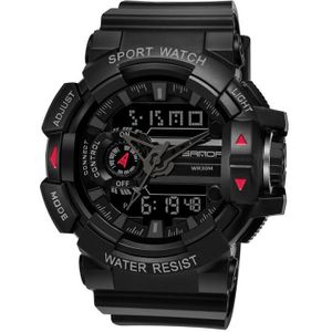 SANDA Mannen Sport Horloges Top Luxe Waterdichte Quartz Horloges Gouden Klok Mannen Horloges relogio masculino
