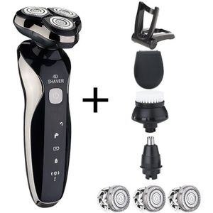 Heren Scheerapparaat Elektrisch Scheerapparaat Voor Mannen Machine Scheren Tondeuse Machine Multifunctionele 4 In 1 Scheermes Usb Opladen Epilator