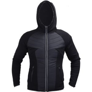 Running Jacket mannen Warme Katoen gevoerde Kleding lichtgewicht Sport Katoen gewatteerde Jas Lange Mouwen yoga Jas