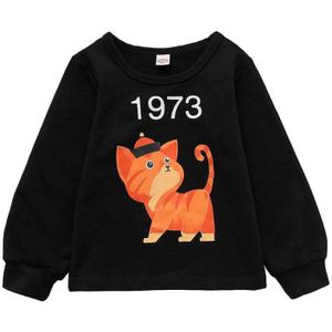 Cartoon Sweater Mooie Baby Jongens Katoen Warm Lange Mouwen Koreaanse Mode Mooie O-hals Lente Herfst Casual Kleding