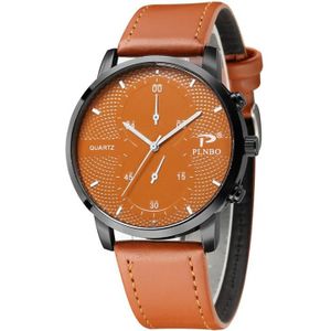 Green Business Polshorloge Mannen Horloges Beroemde Pu Lederen Horloge Mannelijke Quartz Horloge Voor Mannen Klok Uur Hodinky mannen