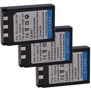 1500Mah Li-10B Li-12B Li 10B Li12B Batterij Voor Olympus C-50 C-60 C-70 C-470 C-760 C-765 C-770 C-5000 C-7000 D-590 x-1 X-2 X-3