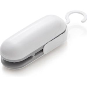 Mini Bag Sealer, Handheld 2 In 1 Warmte Sealer En Cutter Draagbare Tas Resealer, verse Voedsel Snack Bag Sealer (Grijs)