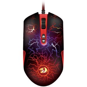 Redragon M701 Lavawolf 6400Dpi Optische Gaming Muis 7 Programmeerbare Knoppen Led Professionele Gaming Muis
