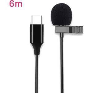 3.5Mm Mini Studio Speech Mic Microfoon Type-C Adapter Condensor Clip-On Revers Microfoon Voor Pc Desktop notebook
