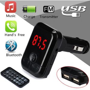 Auto MP3 Muziekspeler Auto Accessoires Bluetooth Draadloze Fm-zender MP3 Speler Handsfree Car Kit Usb Tf Sd Remote @ #114