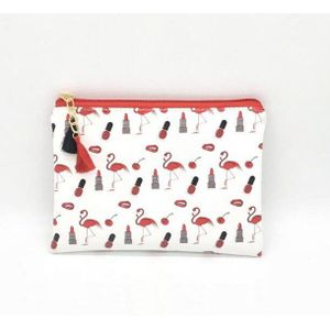 M402 Cartoon Handtas Voor Vrouwen Dier Flamingo Leaf Tassel Hanger Doek Zak Meisje Vrouwen Bag