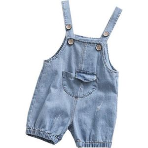 Zomer Baby Jongens Meisjes Denim Romper Zuigelingen Peuter Jumpsuit Shorts Kids Outfits Kleding QZ029