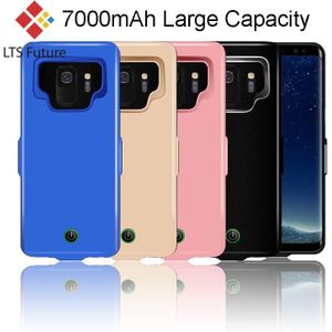 Draagbare Oplader Cover Oplaadbare Extended Batterij Opladen Case Voor Samsung Note 9 8 S9 S8 Plus Pack Backup Power Bank slanke