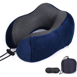 U-vormige Slapen Vliegtuig Kussen Cervicale Gezondheidszorg Beddengoed Traagschuim Nek Kussens Soft Travel Kussen Massage Nekkussen