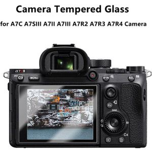 2Pcs Camera Originele 9H Camera Gehard Glas Lcd Screen Protector Voor Sony A7C A7SIII A7II A7III A7R2 A7R3 a7R4 Camera