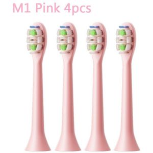 Jimok M1 Kinderen Elektrische Tandenborstel Opzetborstels 4 Stks/partij