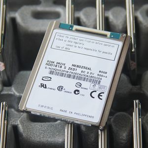 1.8inch 80GB 5mm CE ZIF MK8025GAL HDD Voor IPOD VIDEO CLASSIC 80G Harde schijf vervangen MK8022GAA HS081HA MK1231GAL