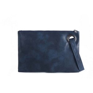 Brand Vrouwen Envelop Clutch Bags Dame Avondfeest Zak Effen Kleur Rits Clutch Handtas Voor Modieuze Meisje