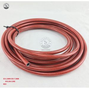 5 M/partij AN3 Motorfiets Gevlochten Rvs Nylon Remleiding Slang Vloeistof Hydraulische Precieze Slang Gas Olie Brandstofslangen