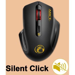 Draadloze Muis Computer Ergonomische Mause 2.4G Optische Stille Pc Muizen Mini 4 Knoppen 2000Dpi Geruisloze Usb Muis Voor laptop Pc Mac