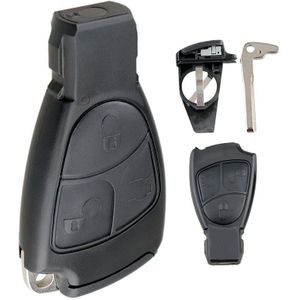3 knop Auto Sleutelhanger Case Shell Vervanging Smart Insert Key Remote Cover Autosleutel Accessoires Fit voor Mercedes- benzC M B CL SL