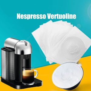 Wegwerp Aluminiumfolie Film Voor Voor Nespresso Vertuo Vertuoline GCA1 &amp; Delonghi ENV135 Hervulbare Pods Zelfklevende Folie Seal