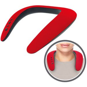 Hals Gemonteerde Nekband Speaker Draagbare Draadloze Bluetooth Speaker Stereo Fm Radio Ondersteuning Sd-kaart Slot Met Micphone Voor Game