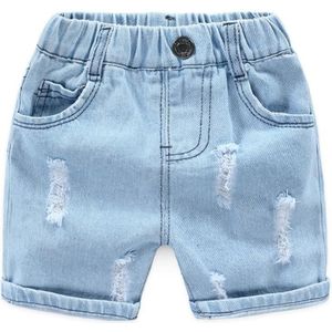 Zomer Baby Jongens Denim Shorts Mode Gat Kinderen Jeans Zuid-korea Stijl Jongen Casual Cowboy Shorts Kind 2 3 4 5 6 7 8 Jaar