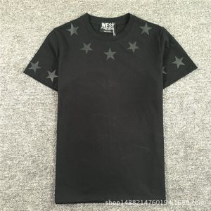 Klassieke Korte Mouw Tee Shirt Stars 3D Bedrukte T Shirts Mannen O-hals Losse Zomer T-shirt voor Heren Casual T-shirt homme B112