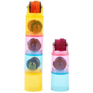 Creatieve Combinatie Postzegels Studenten Speelgoed Set Pen Set Cyclus Roller Stempel Kids Diy Handgemaakte Creatief Patroon Seal