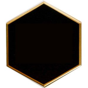 Luxe Keramische Plaat Sieraden Display Lade Met Gouden Rand Hexagon Nagels Palet Make-Up Mat Isolatie Coaster Decoratieve Organizer