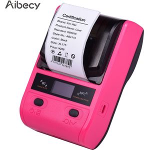 Draagbare 58Mm Thermische Printer Usb Nfc Draadloze Bluetooth Printer Express Mini Label Printer Voor Winkel Prijskaartje Labels