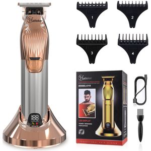 Hatteker Professionele Tondeuse Cordless Pro Li Waarin Trimmer T-Blade Haar Knippen Kit Kapper Baard Trimmer Kids Usb