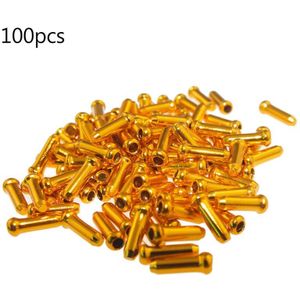 100Pcs Fiets Rem Draad End Cap Mtb Racefiets Remkabel Cap End Tips Crimp