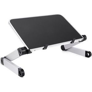 Aluminium Laptop Draagbare Opvouwbare Verstelbare Laptop Bureau Computer Tafel Stand Lade Notebook Lap Pc Vouwen Bureau Tafel