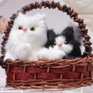 Mand Kittens Katten Knuffel Simulatie Dubbele Katten Minnaar In Mand Creatieve Grappige Minnaar Meisjes Kids Toys Beste