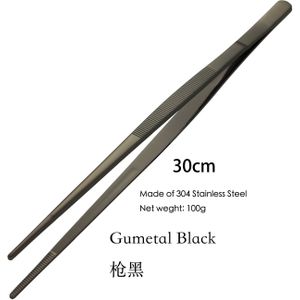 Garnettang Pincettang met gekartelde punten, comfortabel geribbeld handvat Verkoperd/verguld-20cm/25cm/30cm