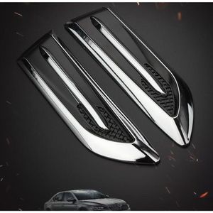 Shark Simulatie Outlet Vents Motorkap Decoratie Vents Intake Air Auto Modificatie Auto Stickers Voor Auto Auto Exterieur Accessoires
