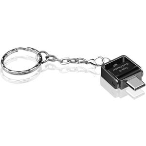 Micro SD Kaartlezer Type C TF Geheugenkaartlezer Met Sleutelhanger Draagbare Voor Macbook Pro Samsung S9 S8 xiaomi 5 6