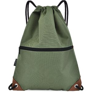 Gym Sack Koord Rugzak Waterbestendig Trekkoord Emmer Tas Met Rits Zakken Licht Sack Rugzak Gym Sack Sport Bag