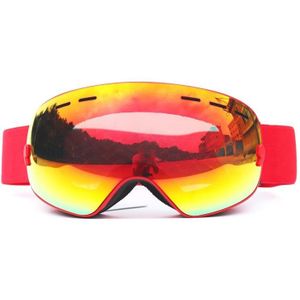 BOLLFO skibril dubbele laag UV400 anti-fog ski masker skibril mannen vrouwen snowboard goggles sneeuwscooter bril