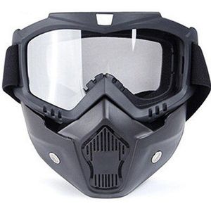 De Meest Populaire Afneembare Modulaire Masker Bril En Mond Filter voor Motorhelm Moto Casque Casco Capacete