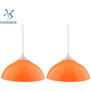 2 Stuks Halfronde Lampenkap Kroonluchter Lampenkap Verlichtingsarmaturen Oranje