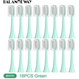 BH701 12-20st Zachte Borstelharen Vervanging Elektrische Sonische Opzetborstels Gezondheid Volwassen Kinderen Gevoelige Tandvleesverzorging Ultrasone Reiniging Tanden Opzetborstels Tandenborstelmondstuk
