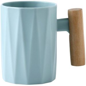 Met Houten Handvat Mondwater Cup Huishouden Badkamer Benodigdheden Tandenborstel Cup Paar Modellen Diamant Mok Outfit Plastic Water Cup