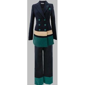 Lange sectie Pant Suits Vrouwen Casual Kantoor Pakken Werkkleding Sets Chic Stijlen Elegante Patchwork Broek Past