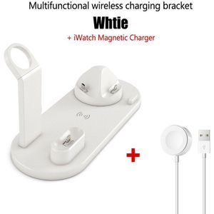 Draadloze 3 in 1 Charger Houder Voor iPhone X Xs Huawei Xiaomi Samsung Apple Horloge Serie 4 3 2 1 airpods Charge Dock Station