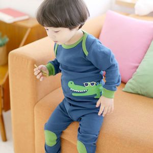 Kinderen Kids Baby Jongens Meisjes Nachtkleding Lange Mouwen Casual Ondergoed Pyjama Set Leuke Afdrukken Nachtkleding