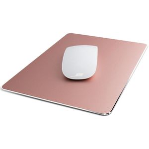 Aluminium Gladde Muismat Hard Metal Slanke Bureau Mat Rubberen Anti-slip Bodem Speed Control Mousepad Voor Gaming shippin