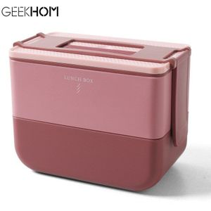 Bento Box Japanse Stijl Draagbare Lunchbox Voor Kids School Kinderen Rvs Voedsel Container Bento Lunchbox Met Soep Doos