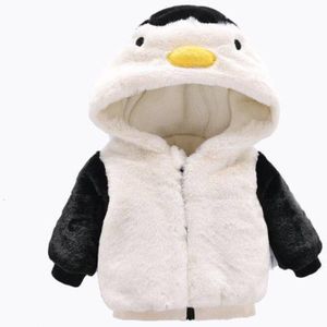 Baby Winter Herfst Jas Leuke Pinguïn Warme Jas 6M, 9M, 1-2 Jaar Jongens Top Meisje Kleding Kinderen Kostuum Ins Kids Kleding