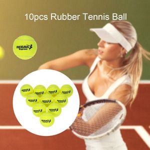 REGAIL 10 stks/zak Tennis Training Bal Praktijk Hoge Veerkracht Training Duurzaam Rubber Bounce Beginners Concurrentie Tennisbal