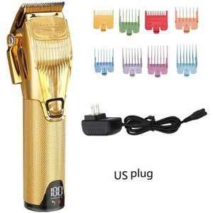 Resuxi Haar Trimmer Met Lcd-scherm Goud Elektrische Tondeuse Professionele Trimmer Voor Mannen Snijmachine Haar Mannen Scheerapparaat