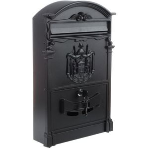 Heavy Duty Black Aluminium Afsluitbare Veilig Mail Brief Post Doos Brievenbus